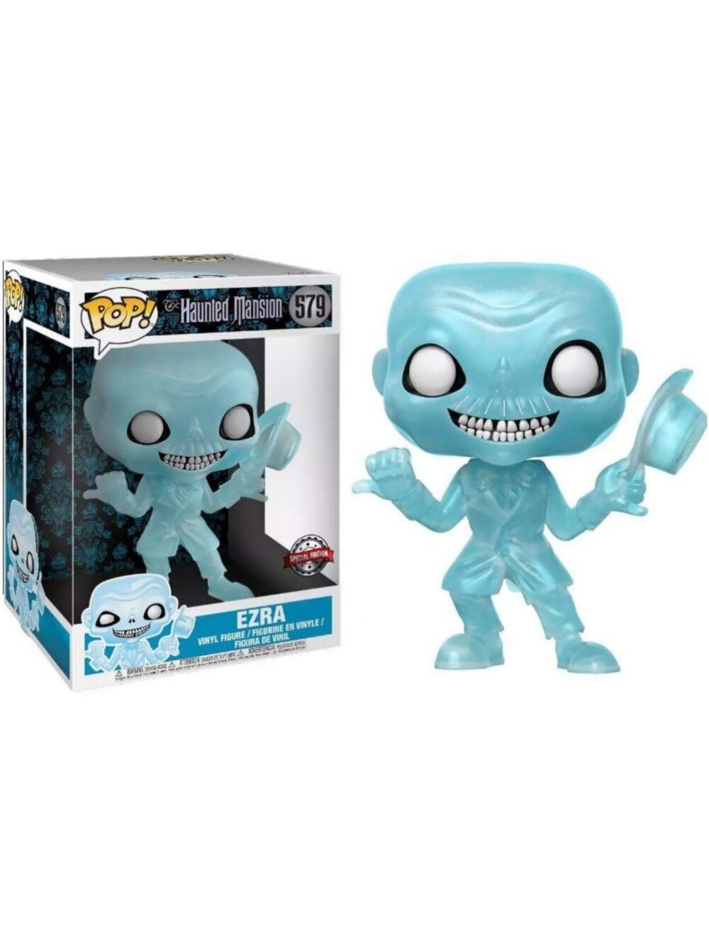 Haunted Mansion 10" Ezra Ghost Figure | Disney Collectible | Exclusive Pop! Toy